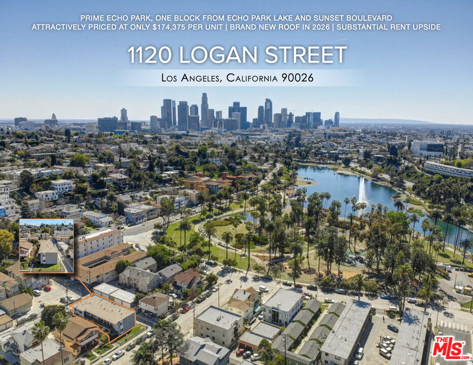 Property photo for 1120 Logan St, Los Angeles, CA