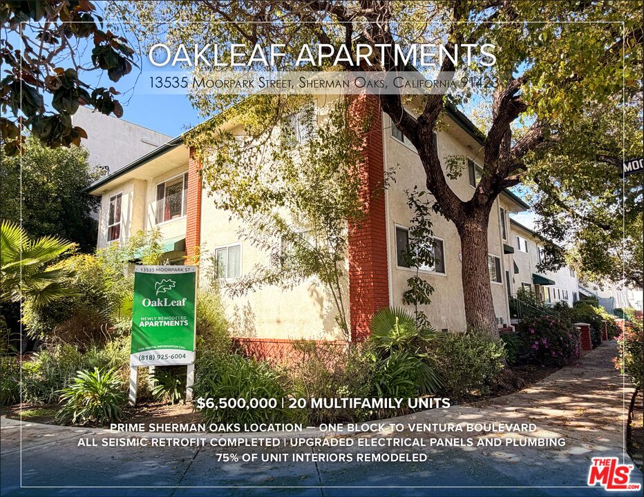 Property photo for 13535 Moorpark St, Los Angeles, CA