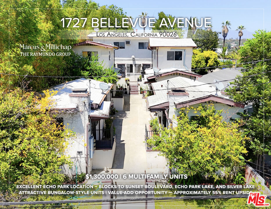 Property photo for 1727 Bellevue Ave, Los Angeles, CA