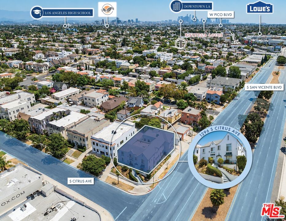 Property photo for 493 San Vicente Blvd, Los Angeles, CA