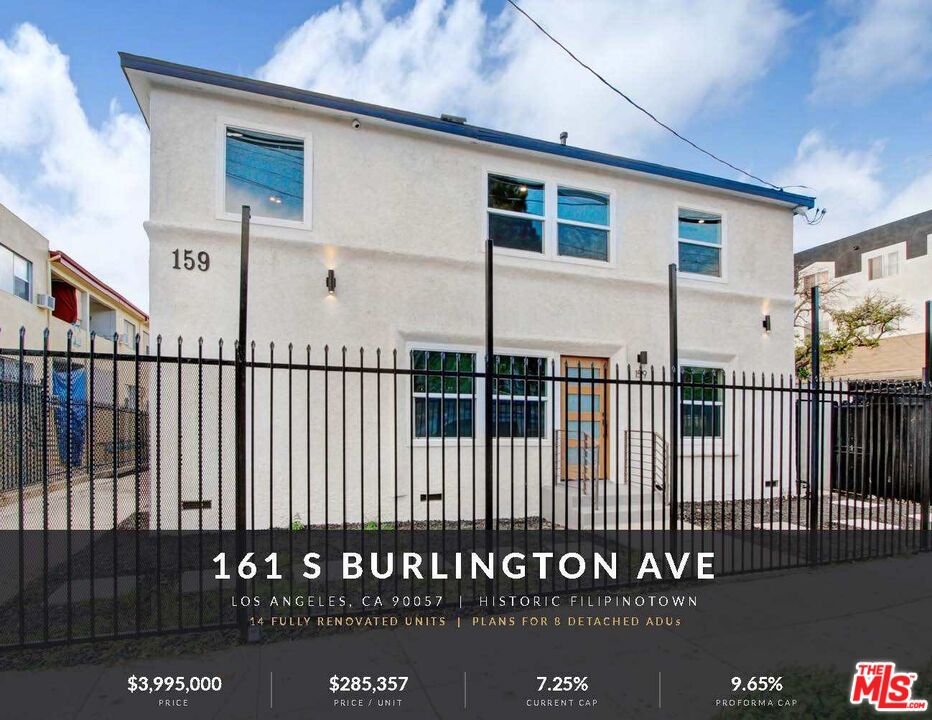 Property photo for 161 S Burlington Ave, Los Angeles, CA